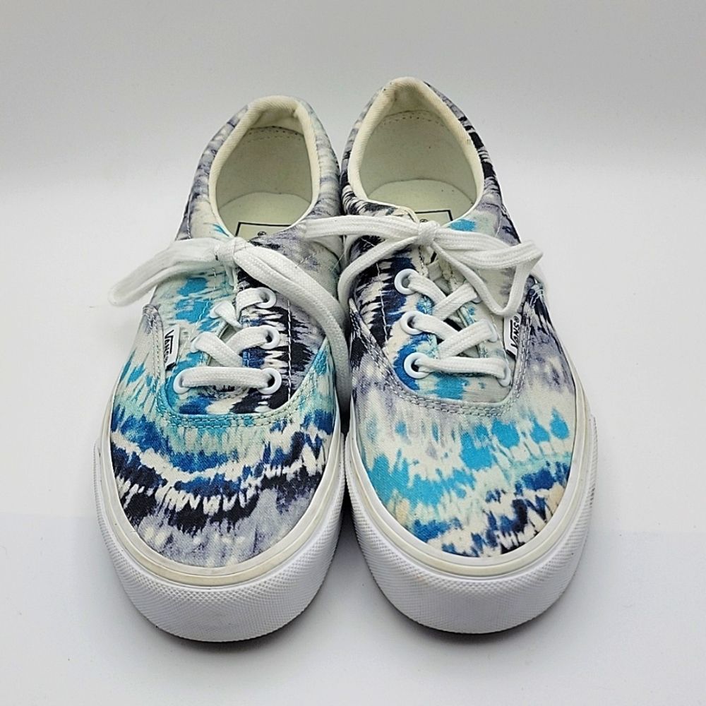 Vans Women's Doheny Sneaker‎ Tie Dye Blue. Size 6.0.  S917 - Picture 2 of 6